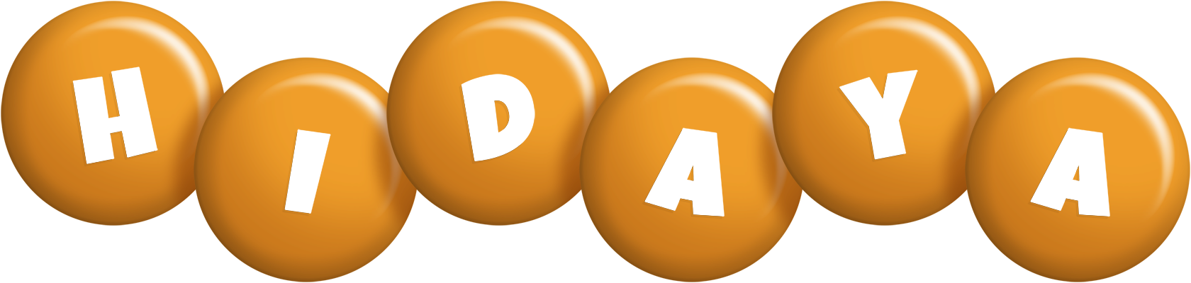 Hidaya candy-orange logo