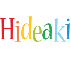 Hideaki birthday logo