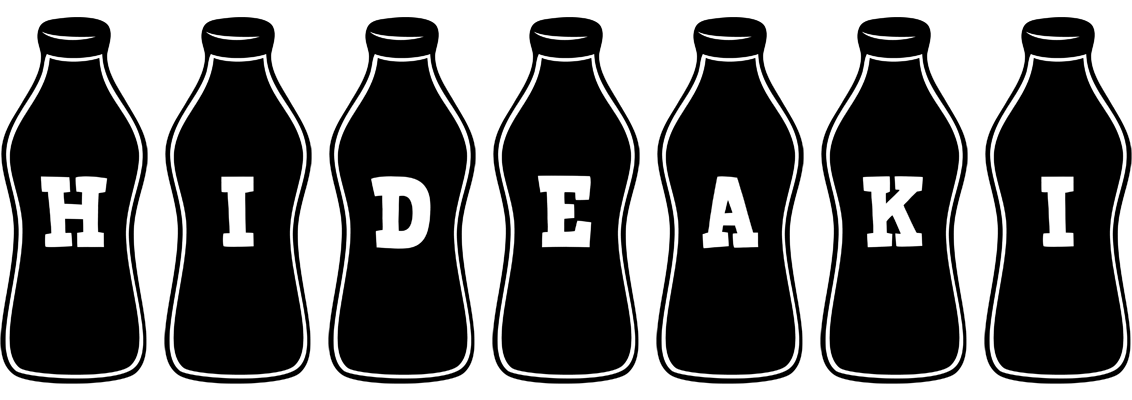 Hideaki bottle logo