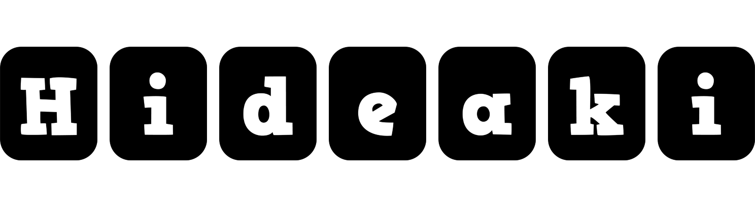 Hideaki box logo