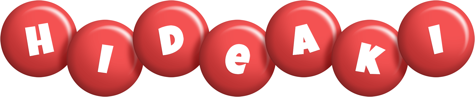 Hideaki candy-red logo