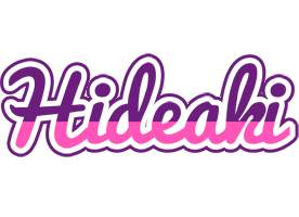 Hideaki cheerful logo