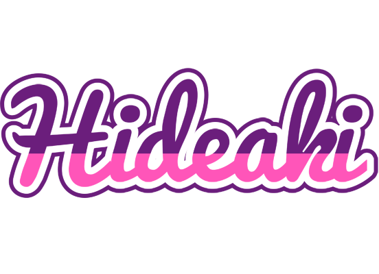 Hideaki cheerful logo