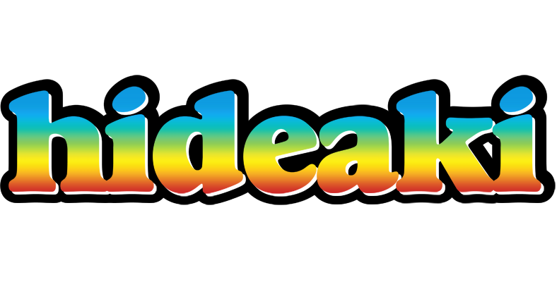 Hideaki color logo