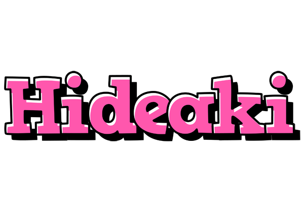 Hideaki girlish logo