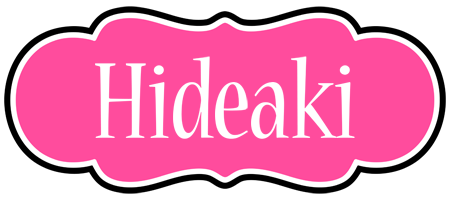 Hideaki invitation logo