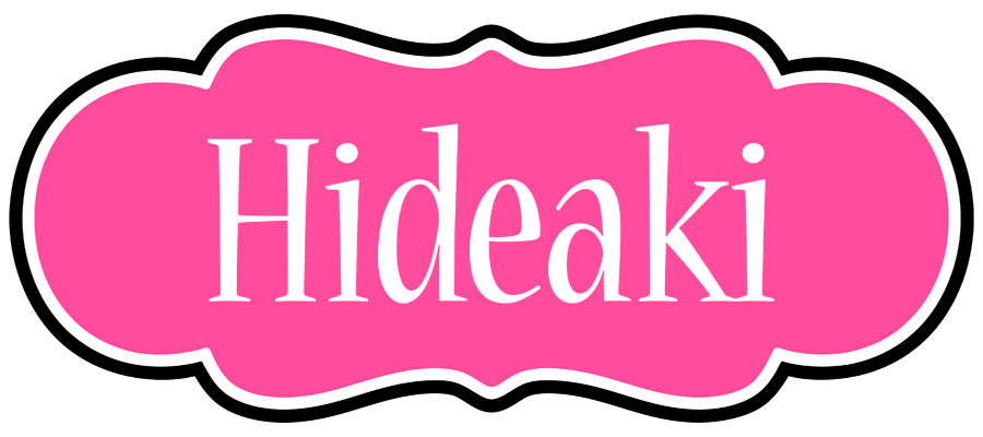 Hideaki invitation logo