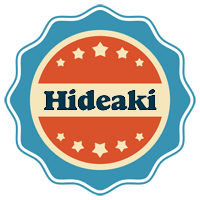 Hideaki labels logo