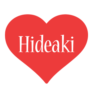 Hideaki love logo