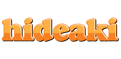 Hideaki orange logo