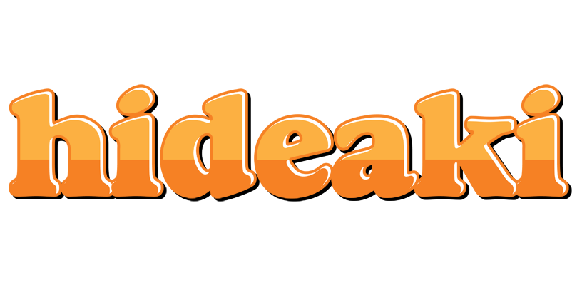 Hideaki orange logo
