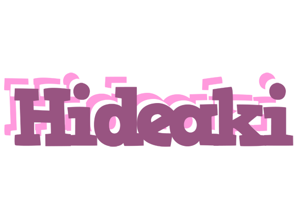 Hideaki relaxing logo