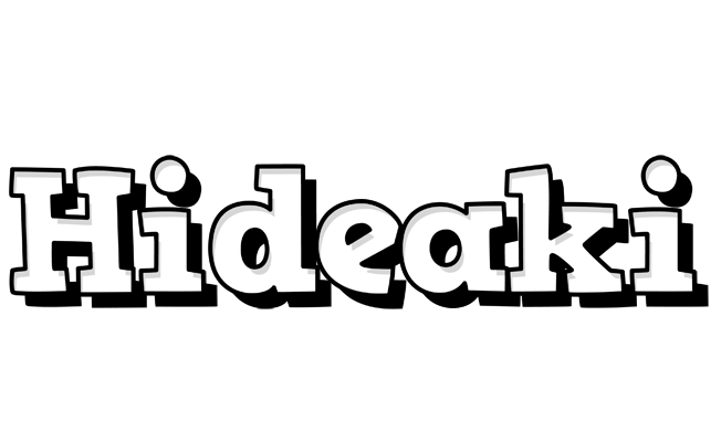 Hideaki snowing logo