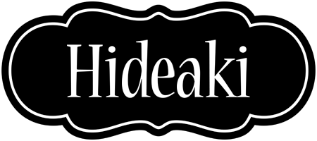 Hideaki welcome logo