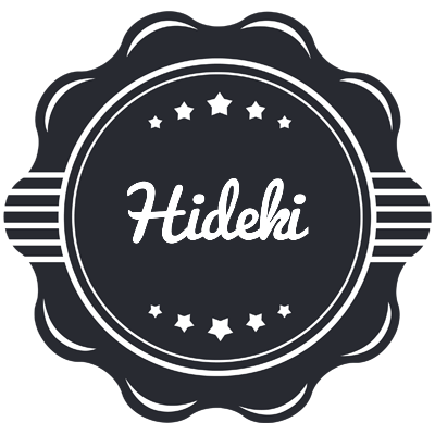 Hideki badge logo