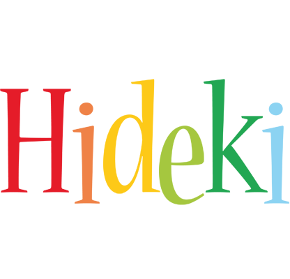 Hideki birthday logo