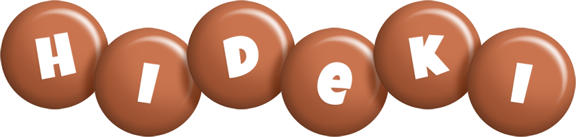 Hideki candy-brown logo