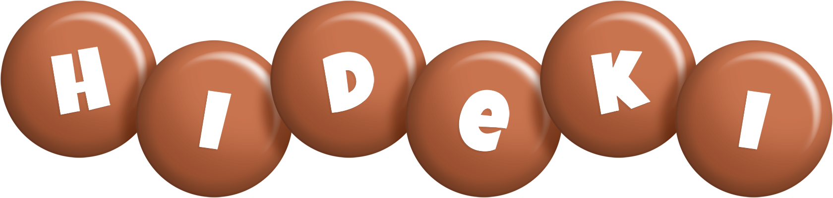 Hideki candy-brown logo