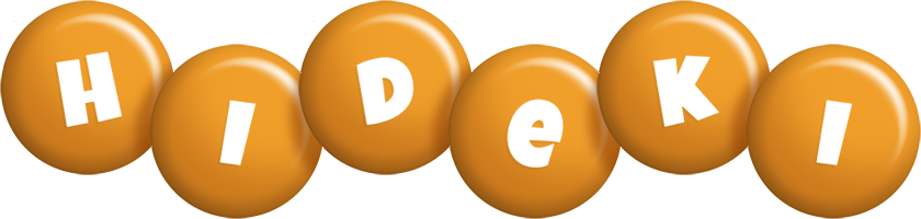 Hideki candy-orange logo