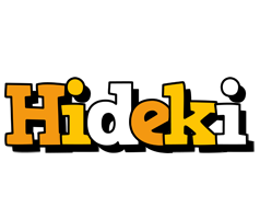 Hideki cartoon logo