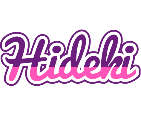 Hideki cheerful logo