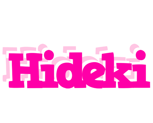 Hideki dancing logo