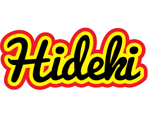Hideki flaming logo