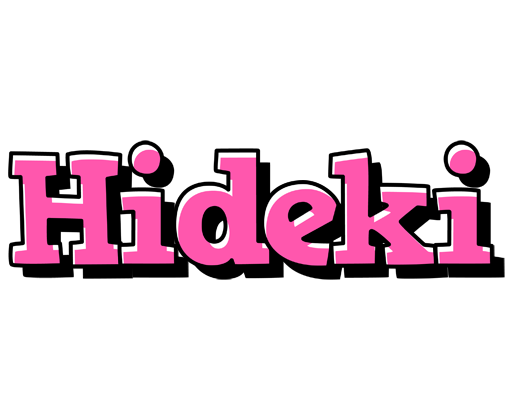 Hideki girlish logo