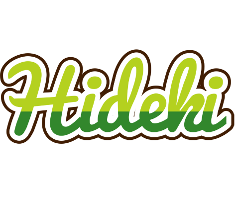 Hideki golfing logo