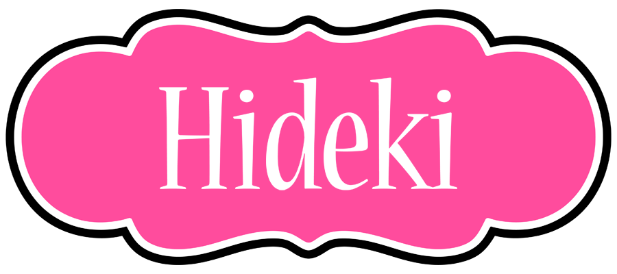 Hideki invitation logo