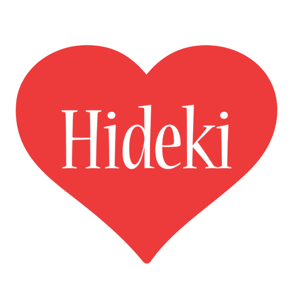 Hideki love logo