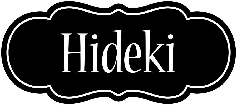 Hideki welcome logo