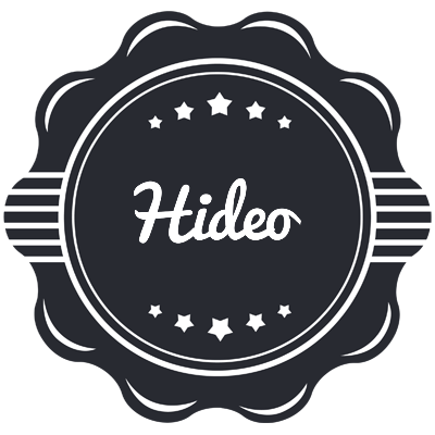 Hideo badge logo