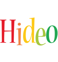 Hideo birthday logo