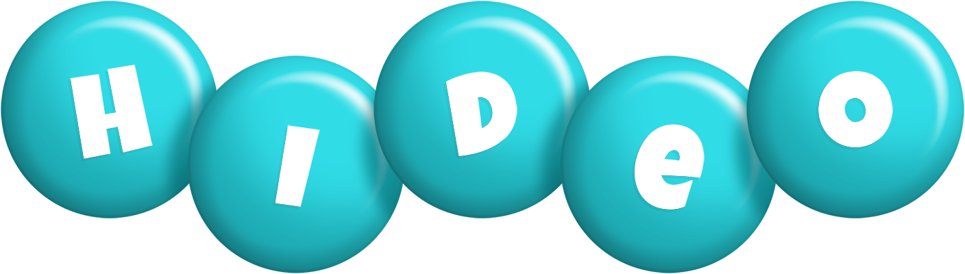 Hideo candy-azur logo