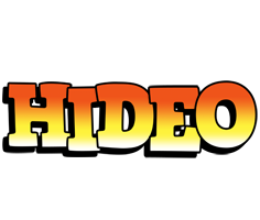 Hideo sunset logo