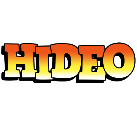 Hideo sunset logo