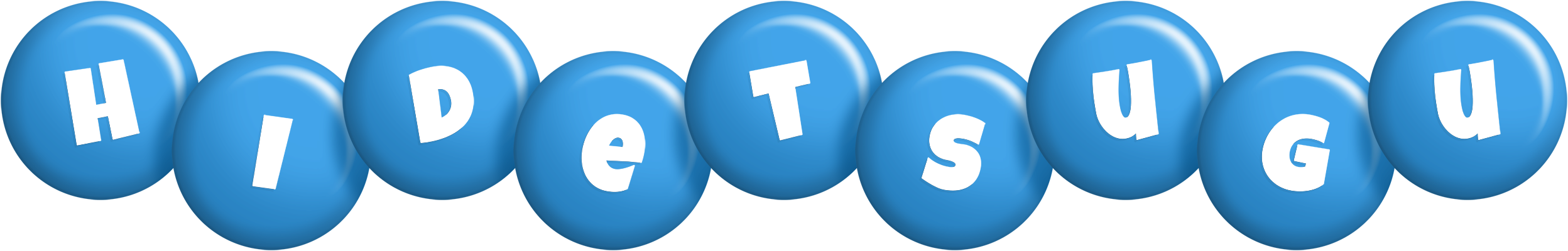 Hidetsugu candy-blue logo