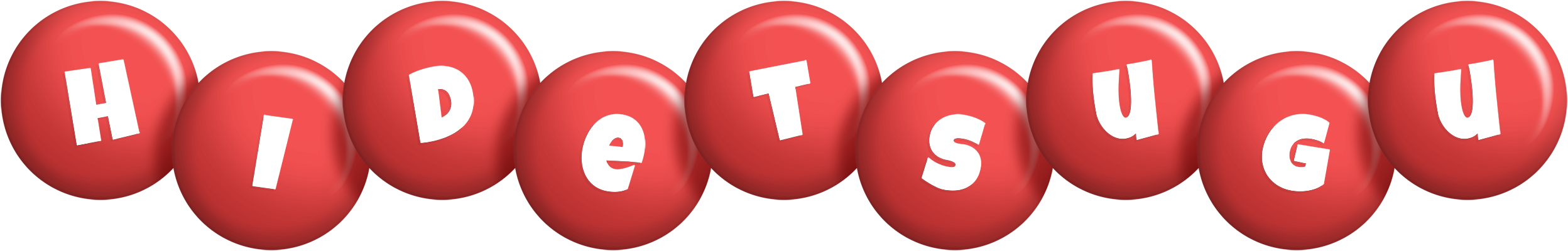 Hidetsugu candy-red logo
