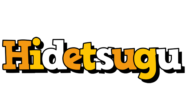 Hidetsugu cartoon logo