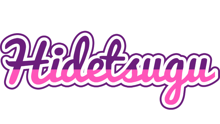 Hidetsugu cheerful logo