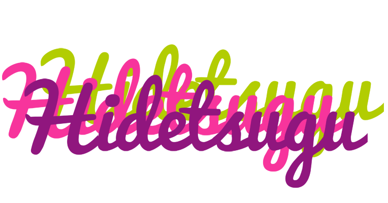 Hidetsugu flowers logo