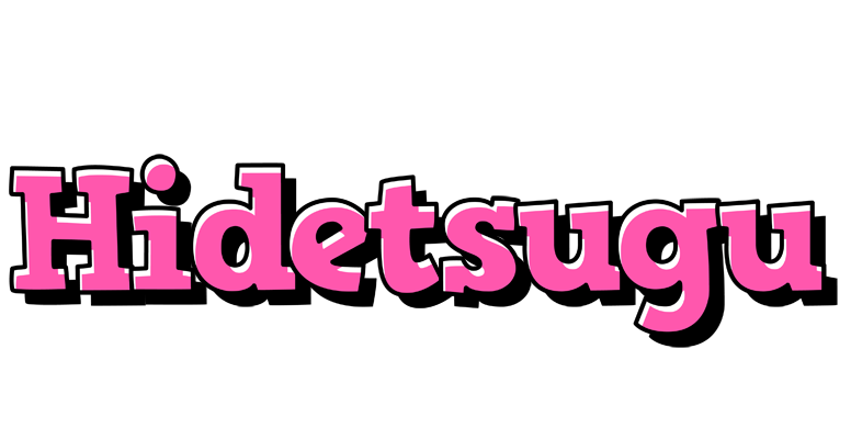 Hidetsugu girlish logo