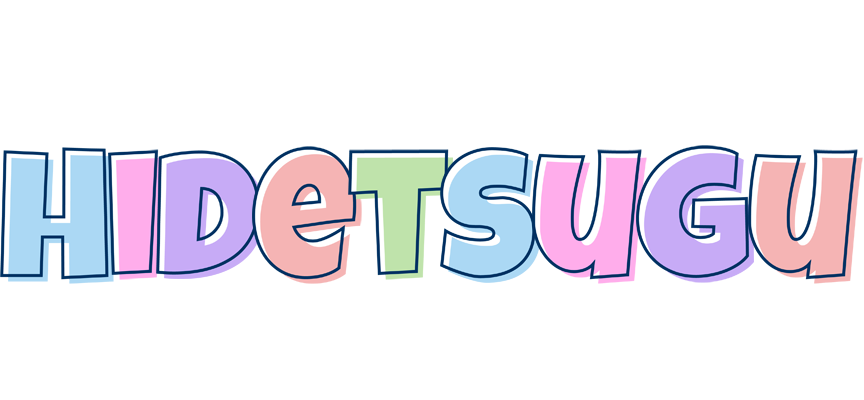 Hidetsugu pastel logo