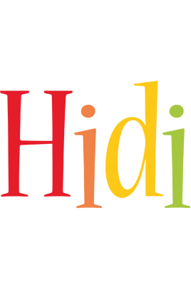 Hidi birthday logo