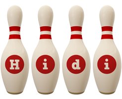 Hidi bowling-pin logo