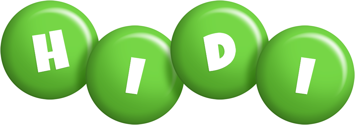 Hidi candy-green logo