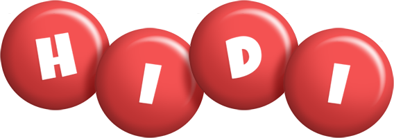 Hidi candy-red logo