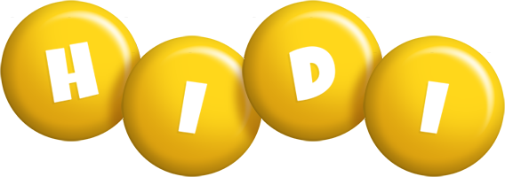 Hidi candy-yellow logo