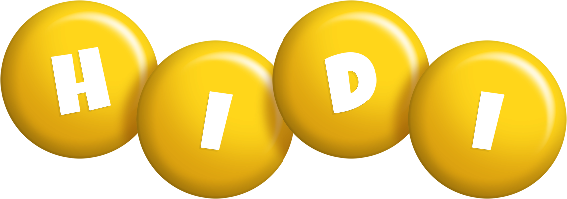 Hidi candy-yellow logo
